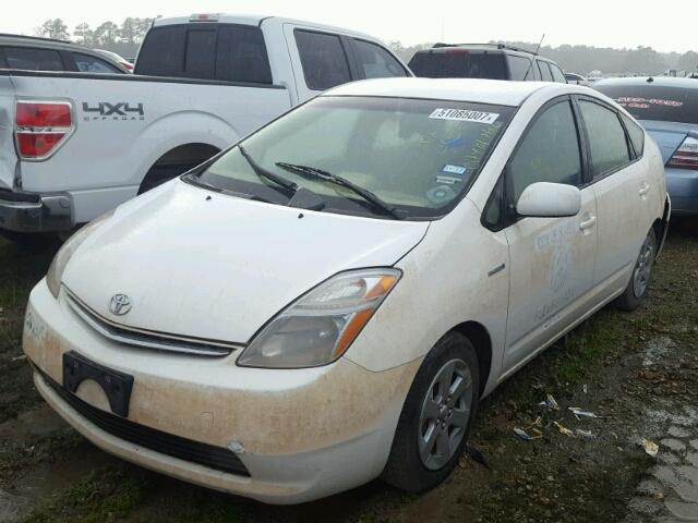 JTDKB20U993491911 - 2009 TOYOTA PRIUS WHITE photo 2