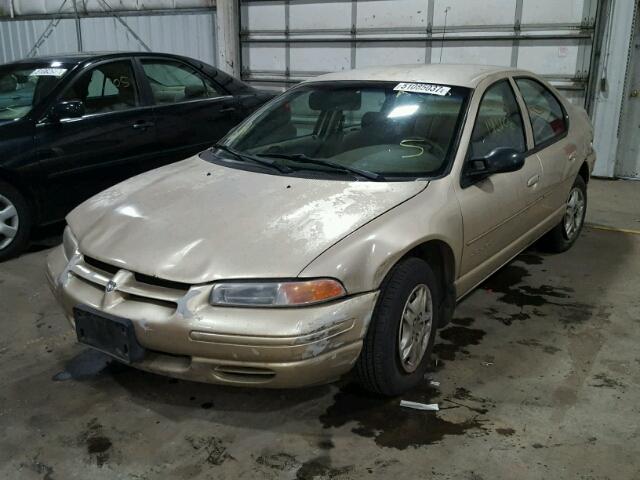 1B3EJ46X0YN116488 - 2000 DODGE STRATUS SE GOLD photo 2