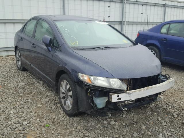 2HGFA16929H526322 - 2009 HONDA CIVIC EXL BLUE photo 1