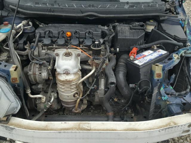 2HGFA16929H526322 - 2009 HONDA CIVIC EXL BLUE photo 7