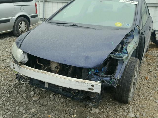 2HGFA16929H526322 - 2009 HONDA CIVIC EXL BLUE photo 9