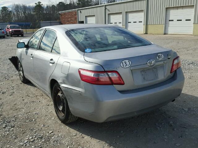 4T1BE46K67U140403 - 2007 TOYOTA CAMRY NEW SILVER photo 3