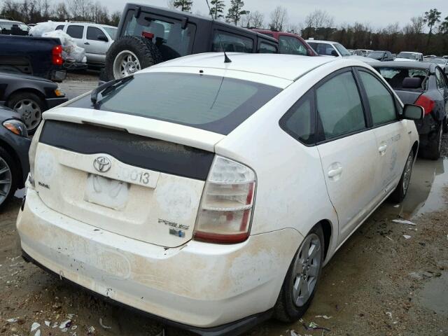 JTDKB20U493528086 - 2009 TOYOTA PRIUS WHITE photo 4