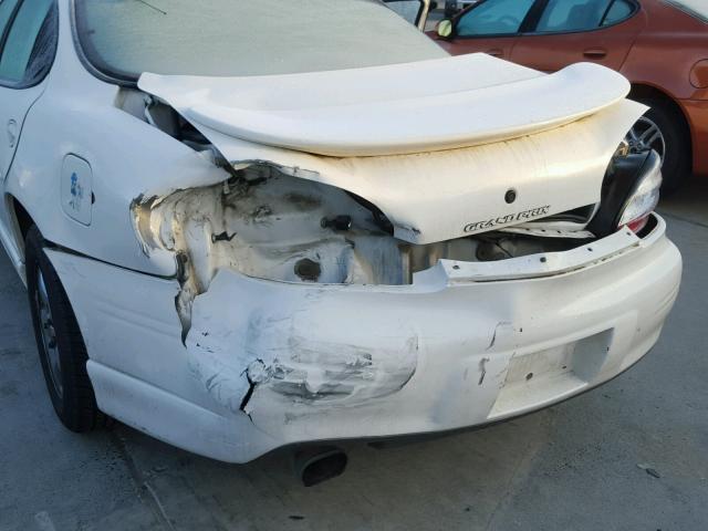 1G2WP52K12F195144 - 2002 PONTIAC GRAND PRIX Սպիտակ լուսանկար 9