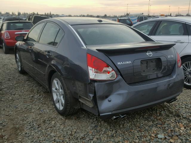 1N4BA41E58C826964 - 2008 NISSAN MAXIMA SE GRAY photo 3