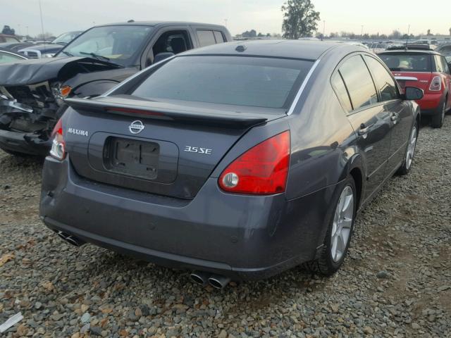 1N4BA41E58C826964 - 2008 NISSAN MAXIMA SE GRAY photo 4