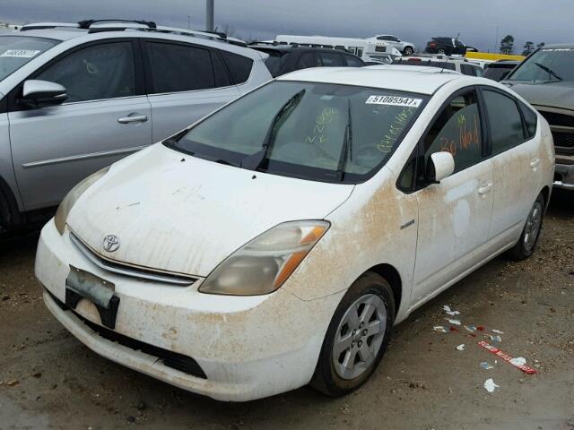 JTDKB20U097855481 - 2009 TOYOTA PRIUS WHITE photo 2