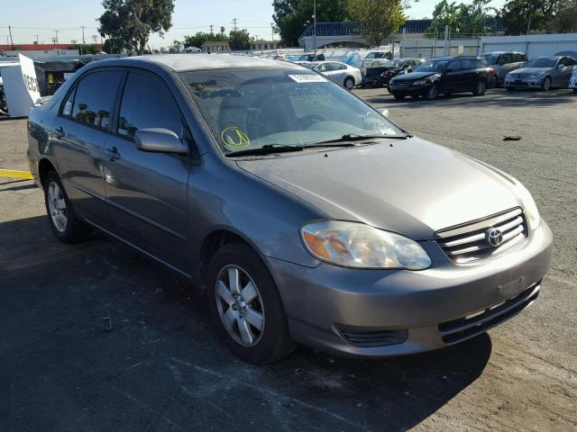 1NXBR32E74Z258583 - 2004 TOYOTA COROLLA CE GRAY photo 1