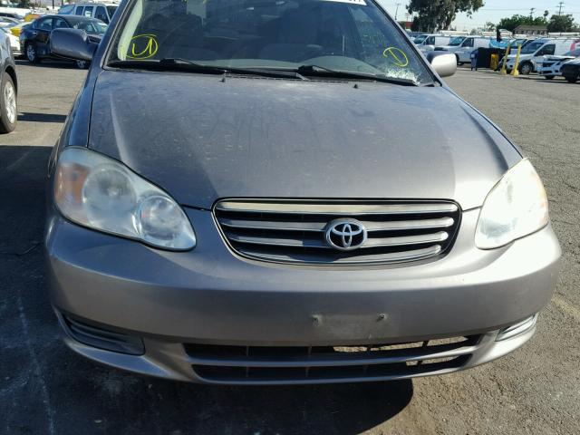 1NXBR32E74Z258583 - 2004 TOYOTA COROLLA CE GRAY photo 10