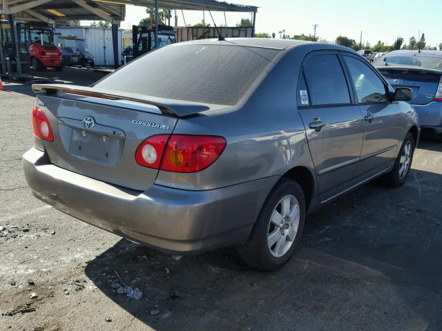 1NXBR32E74Z258583 - 2004 TOYOTA COROLLA CE GRAY photo 4