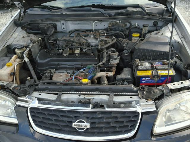 3N1CB51D12L644962 - 2002 NISSAN SENTRA XE SILVER photo 7