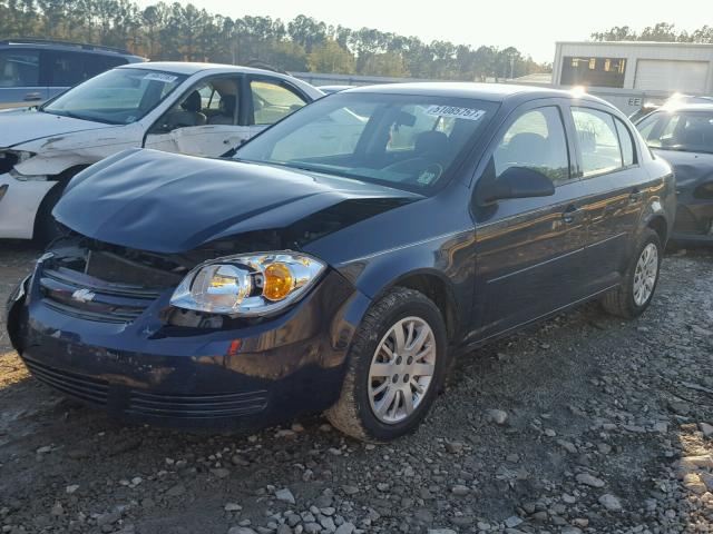 1G1AD5F50A7242748 - 2010 CHEVROLET COBALT 1LT BLUE photo 2