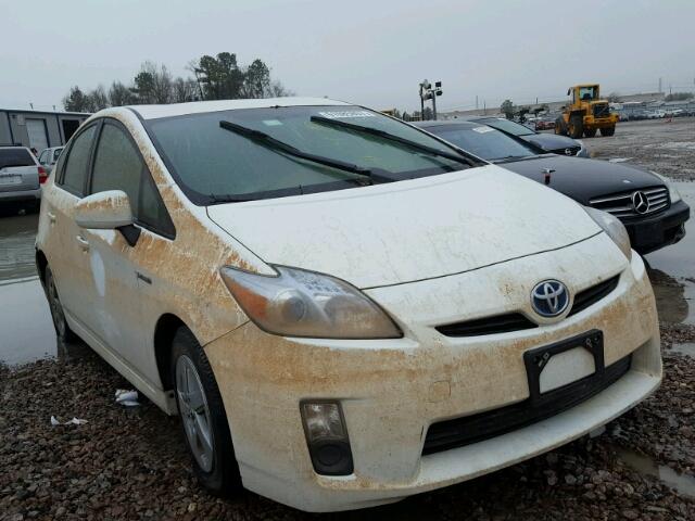 JTDKN3DU6B1438592 - 2011 TOYOTA PRIUS WHITE photo 1