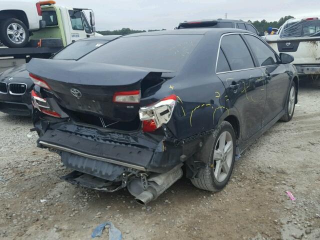 4T1BF1FK7EU840018 - 2014 TOYOTA CAMRY L BLACK photo 4