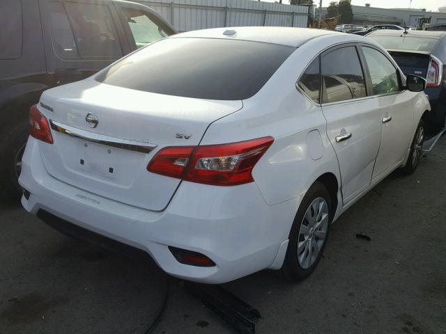 3N1AB7AP5GY309890 - 2016 NISSAN SENTRA S WHITE photo 4