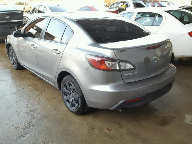 JM1BL1SF6A1287976 - 2010 MAZDA 3 I GRAY photo 3