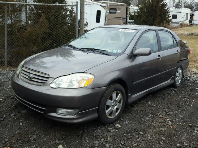 2T1BR32E94C171527 - 2004 TOYOTA COROLLA CE GRAY photo 2