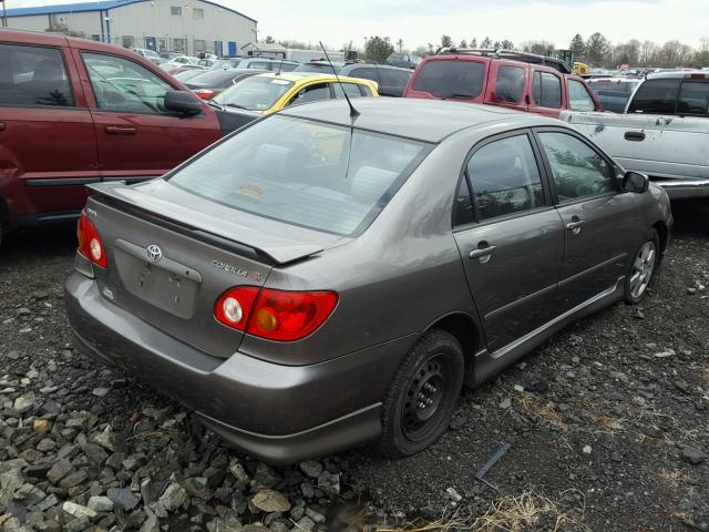 2T1BR32E94C171527 - 2004 TOYOTA COROLLA CE GRAY photo 4