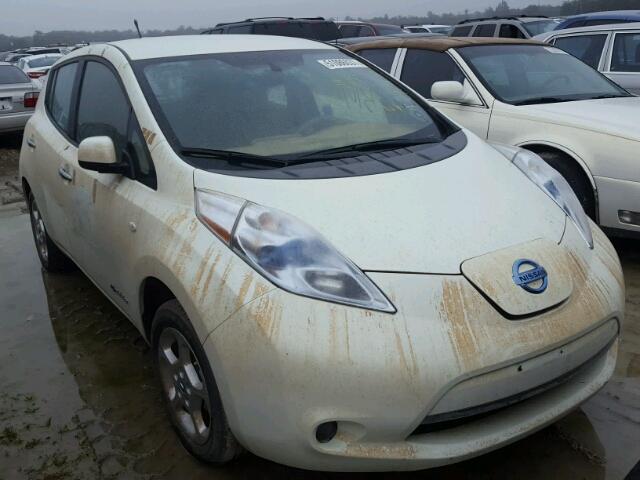 JN1AZ0CP8CT018030 - 2012 NISSAN LEAF SV WHITE photo 1