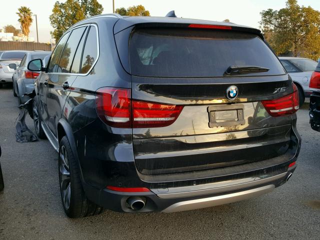 5UXKR0C54F0P07552 - 2015 BMW X5 XDRIVE3 BLACK photo 3