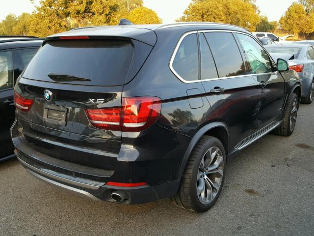 5UXKR0C54F0P07552 - 2015 BMW X5 XDRIVE3 BLACK photo 4