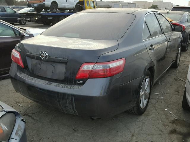 4T1BE46K79U351483 - 2009 TOYOTA CAMRY BASE BLACK photo 4