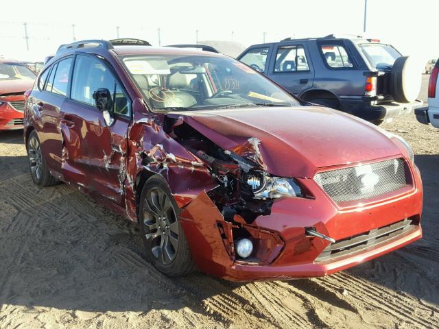 JF1GPAS64E8249479 - 2014 SUBARU IMPREZA SP RED photo 1