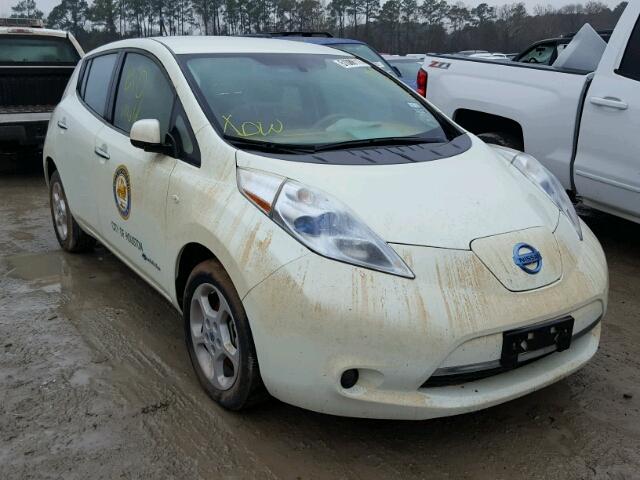 JN1AZ0CP7CT018164 - 2012 NISSAN LEAF SV WHITE photo 1