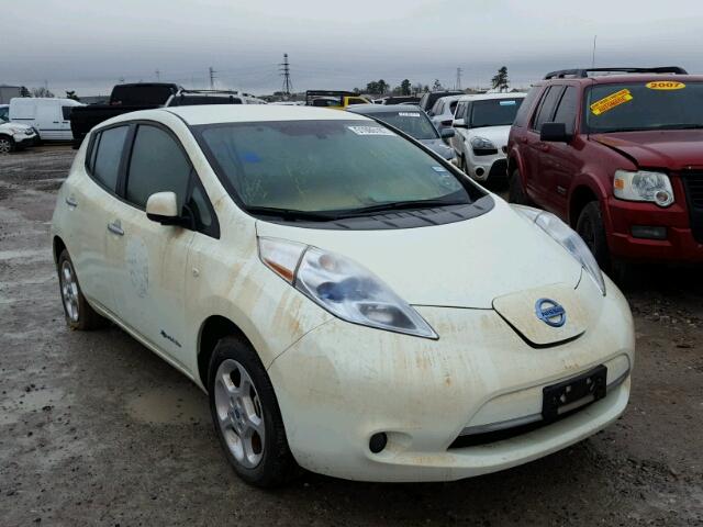 JN1AZ0CP3CT018260 - 2012 NISSAN LEAF SV WHITE photo 1