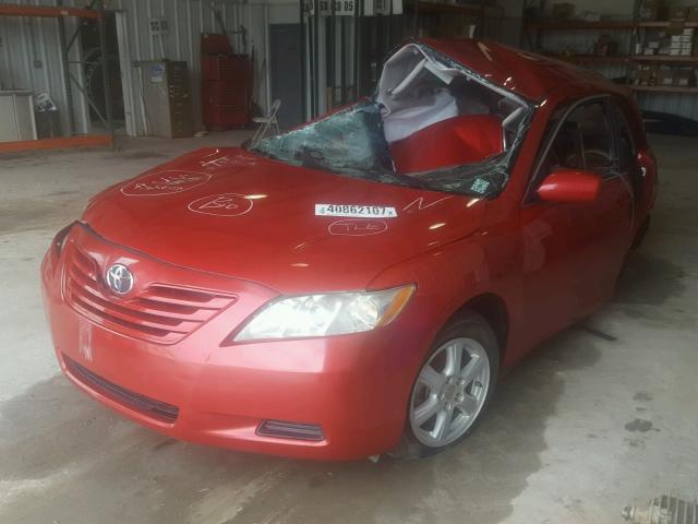 4T1BE46K19U282399 - 2009 TOYOTA CAMRY BASE RED photo 2