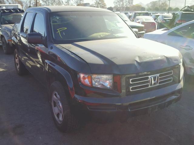 2HJYK16268H521805 - 2008 HONDA RIDGELINE BLACK photo 1