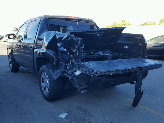 2HJYK16268H521805 - 2008 HONDA RIDGELINE BLACK photo 3