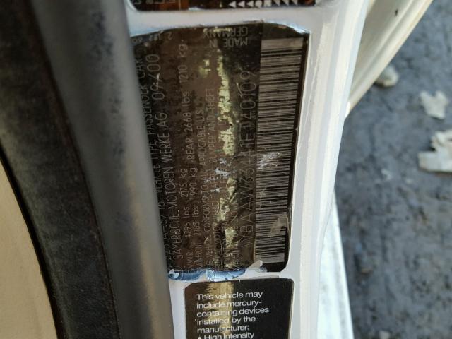 WBAAW33441ET40109 - 2001 BMW 325 IT WHITE photo 10