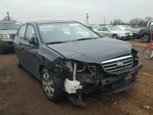 KMHDU46D48U500377 - 2008 HYUNDAI ELANTRA GL BLACK photo 1