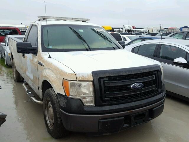 1FTMF1CM7DKE71898 - 2013 FORD F150 WHITE photo 1