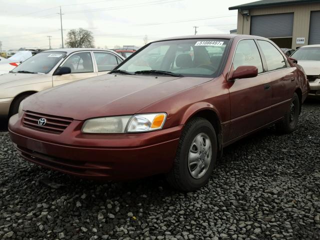 4T1BG22K3XU597285 - 1999 TOYOTA CAMRY CE RED photo 2