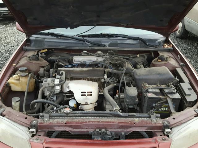 4T1BG22K3XU597285 - 1999 TOYOTA CAMRY CE RED photo 7