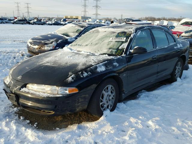 1G3WX52H4YF138011 - 2000 OLDSMOBILE INTRIGUE G BLACK photo 2