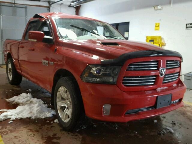 1C6RR7HT6DS726872 - 2013 RAM 1500 SPORT RED photo 1