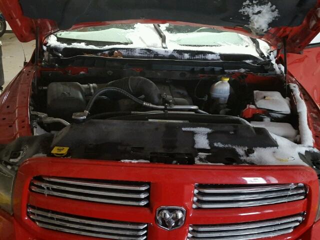 1C6RR7HT6DS726872 - 2013 RAM 1500 SPORT RED photo 7