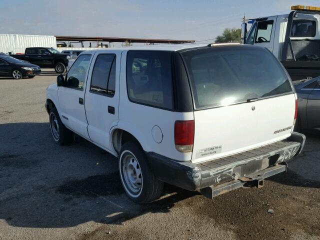 1GNDT13W3S2225316 - 1995 CHEVROLET BLAZER WHITE photo 3