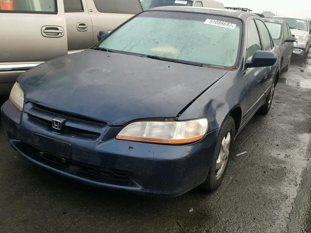 JHMCG6674XC031095 - 1999 HONDA ACCORD EX BLUE photo 2