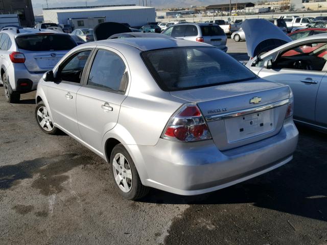 KL1TD56E39B613286 - 2009 CHEVROLET AVEO LS BLUE photo 3