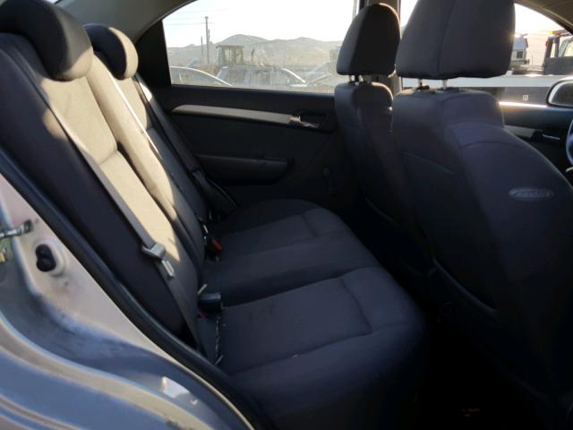 KL1TD56E39B613286 - 2009 CHEVROLET AVEO LS BLUE photo 6