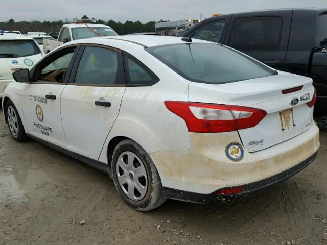 1FADP3E21EL364173 - 2014 FORD FOCUS S WHITE photo 3