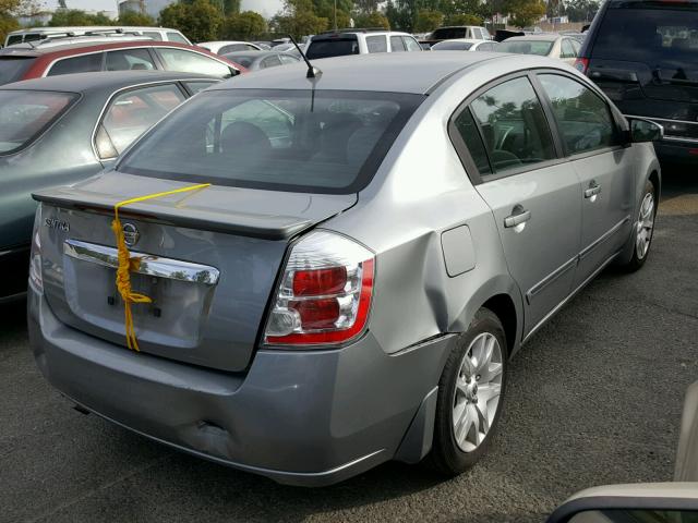 3N1AB6AP5BL686753 - 2011 NISSAN SENTRA 2.0 GRAY photo 4