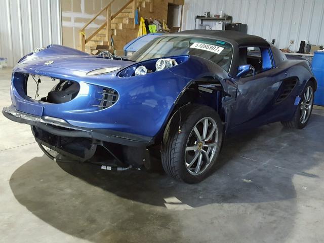 SCCPC11145HL34641 - 2005 LOTUS ELISE BLUE photo 2