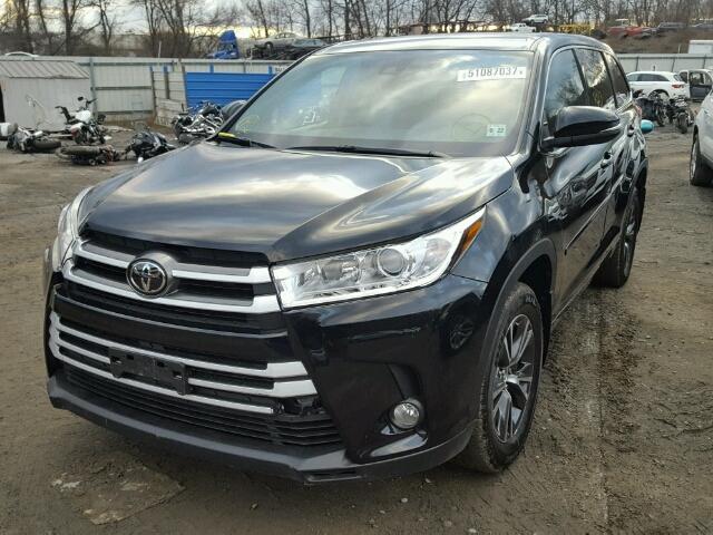 5TDBZRFH6HS415638 - 2017 TOYOTA HIGHLANDER BLACK photo 2