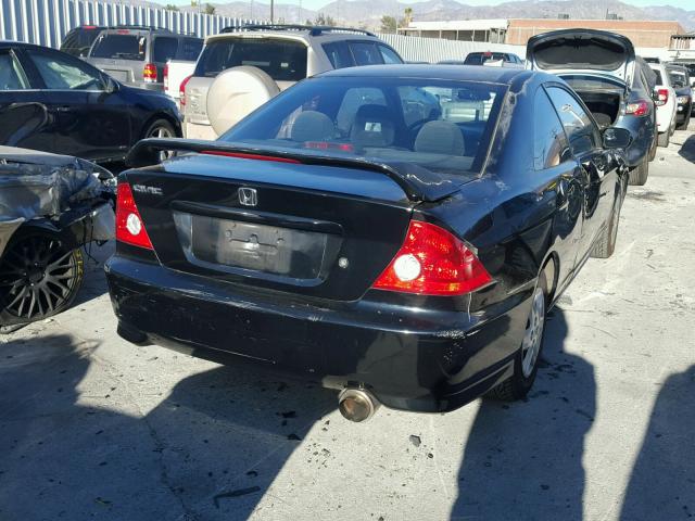 1HGEM22955L013805 - 2005 HONDA CIVIC EX BLACK photo 4