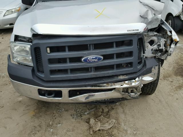 1FTNF20577EB13307 - 2007 FORD F250 SUPER SILVER photo 7